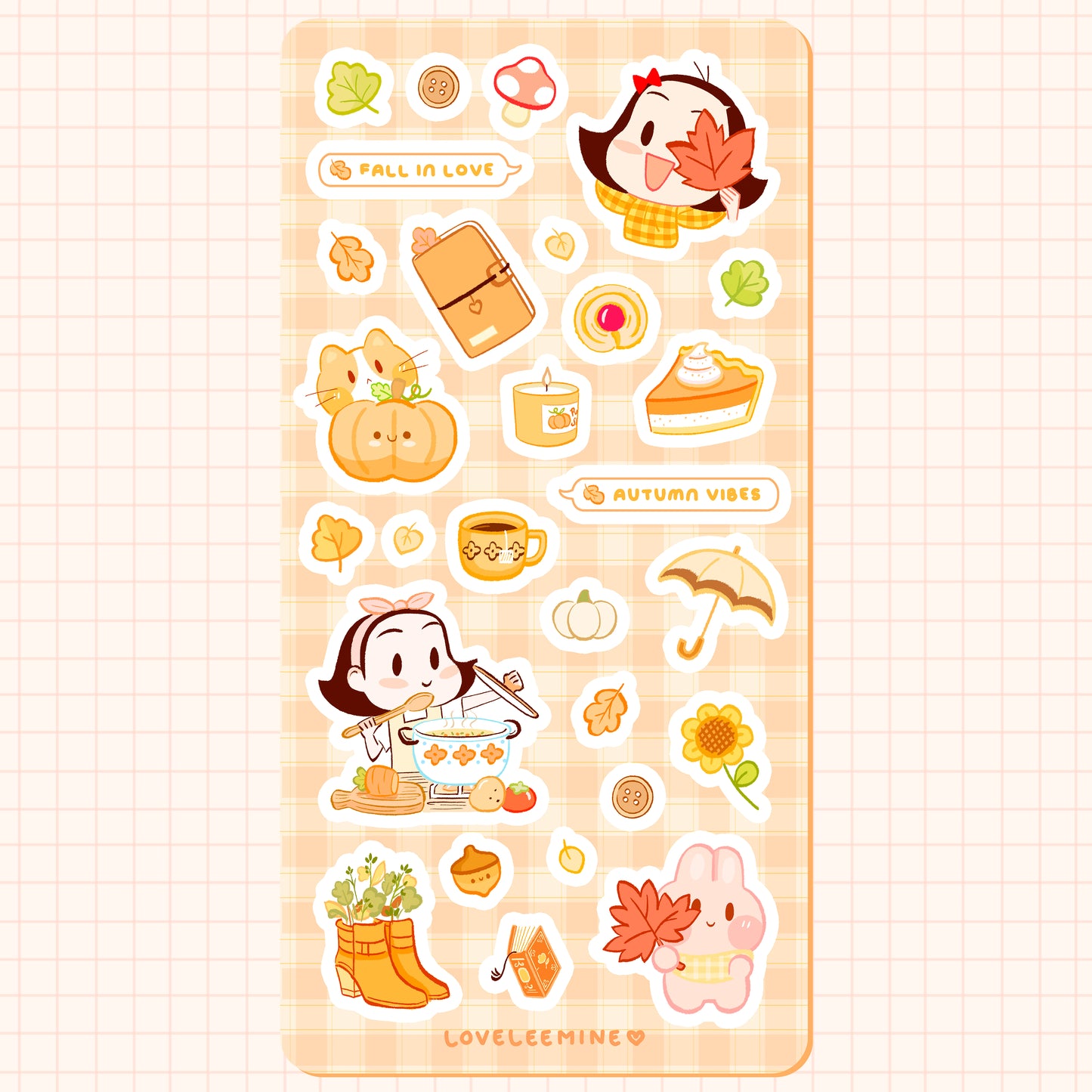Autumn Deco Sticker Sheet