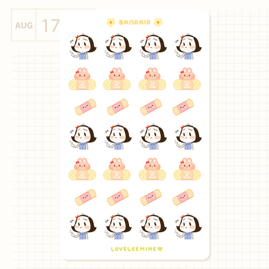 Bandaid Sticker Sheet