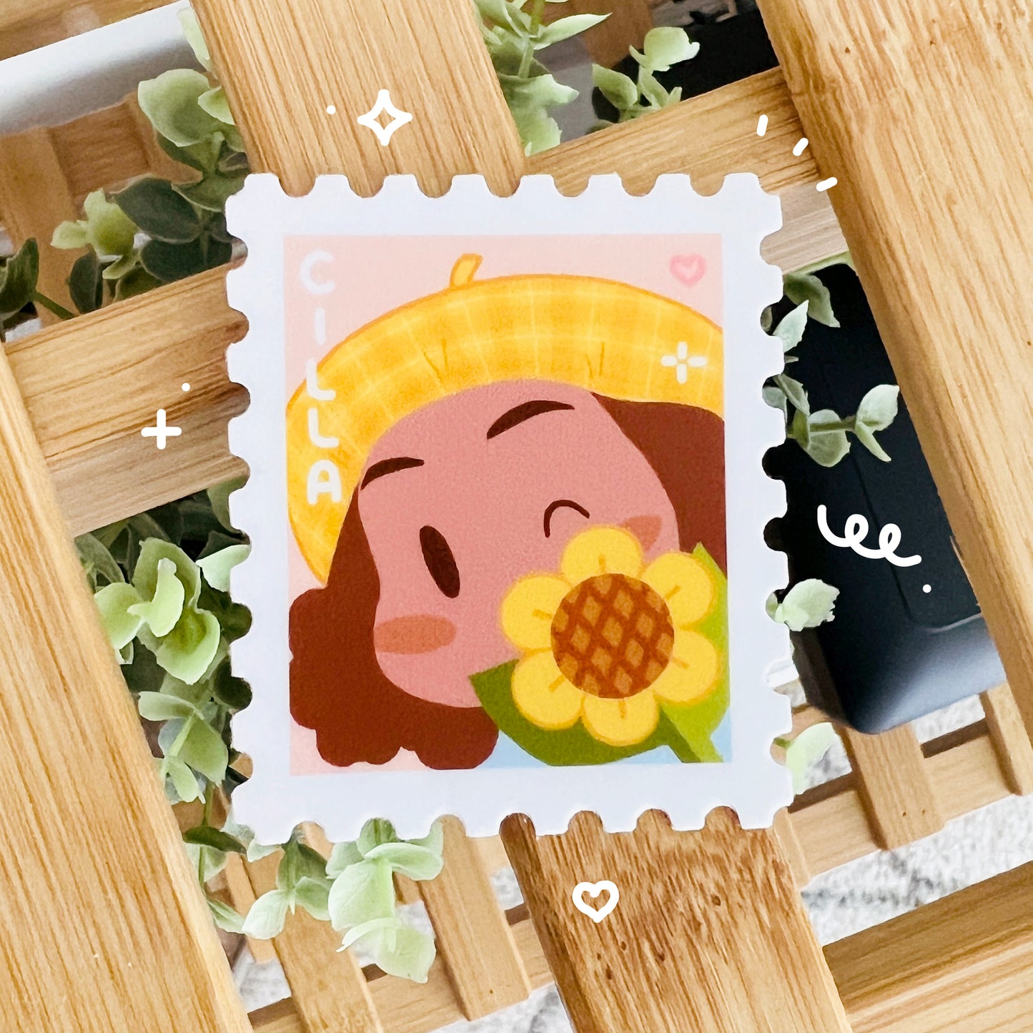 Cilla Stamp Vinyl Sticker