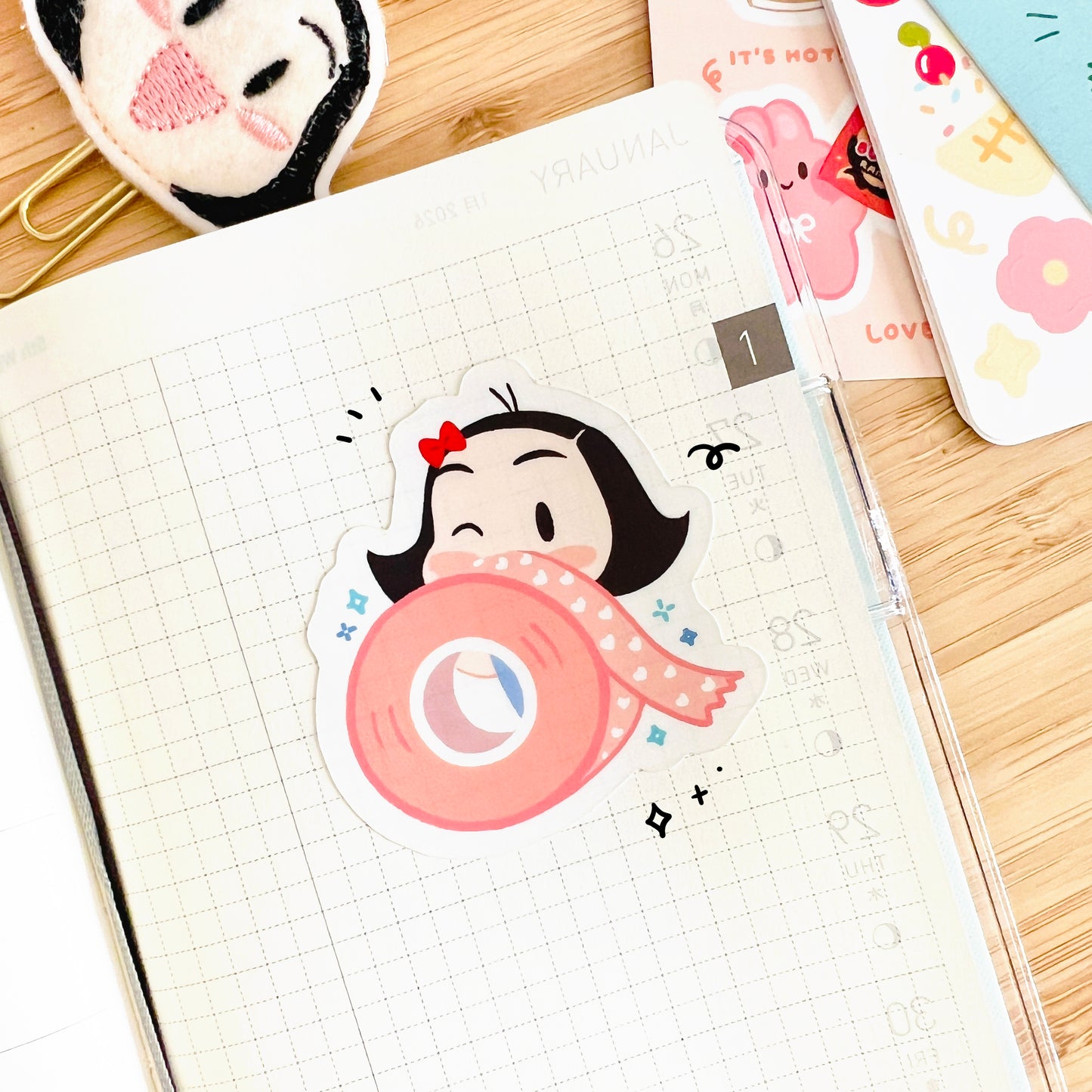 Coco With A Washi Tape Sticker