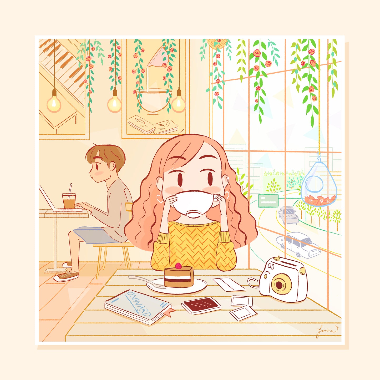 "Coffee Shop" Art Print