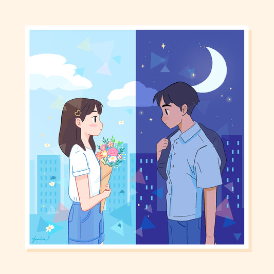 "Day & Night" Art Print