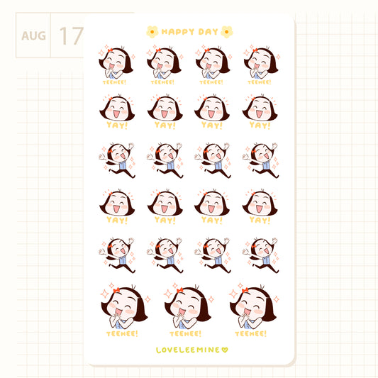 Happy Day Sticker Sheet