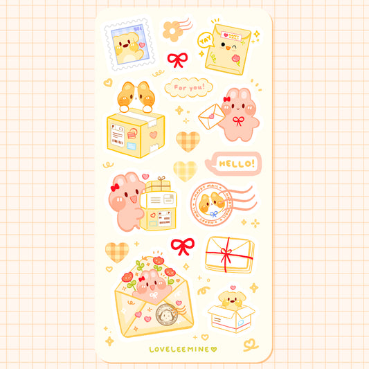Happy Mail Deco Sticker Sheet
