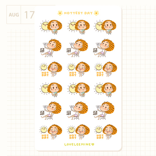 Hottest Day Sticker Sheet