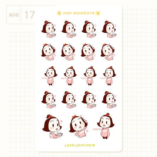 Huh Moments Sticker Sheet