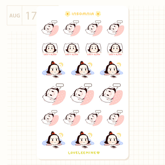 Insomnia Sticker Sheet