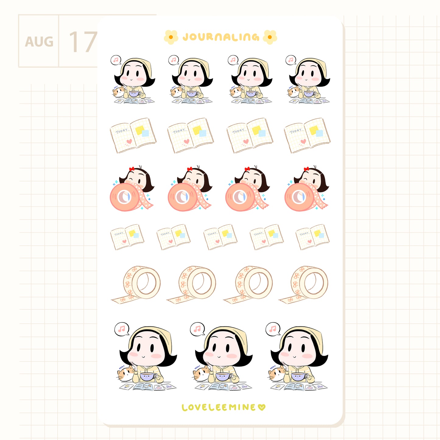 Journaling Sticker Sheet
