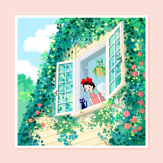 Kiki's Delivery Service (Art Print Collection) ⇨