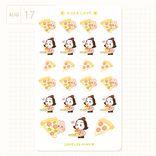 Pizza Night Sticker Sheet