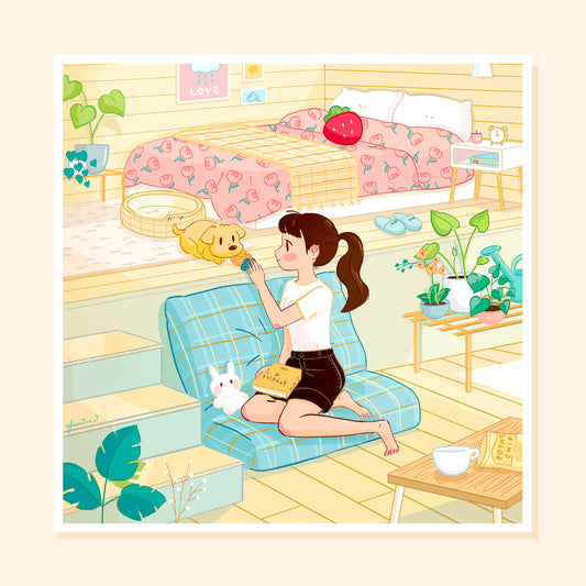 "Puppy Love" Art Print
