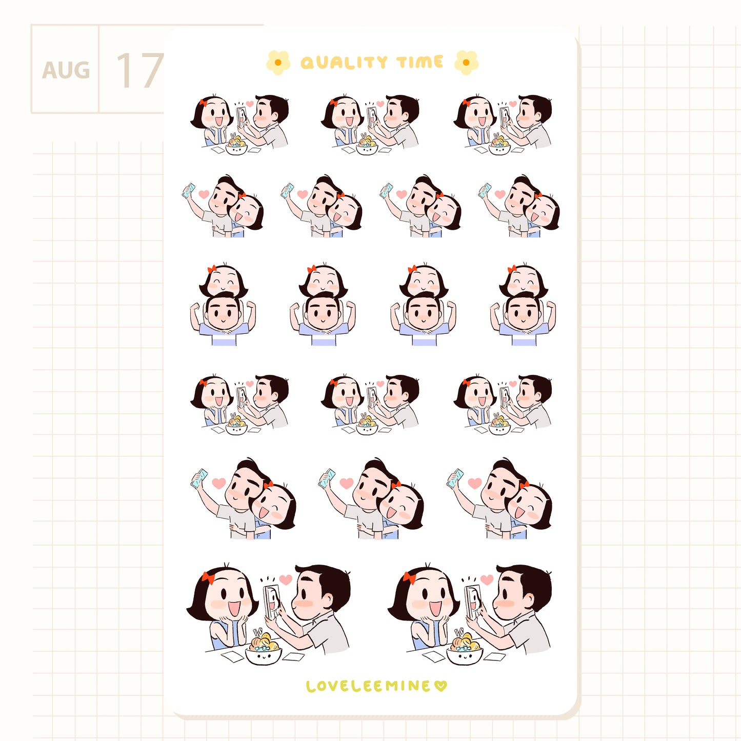 Quality Time Sticker Sheet