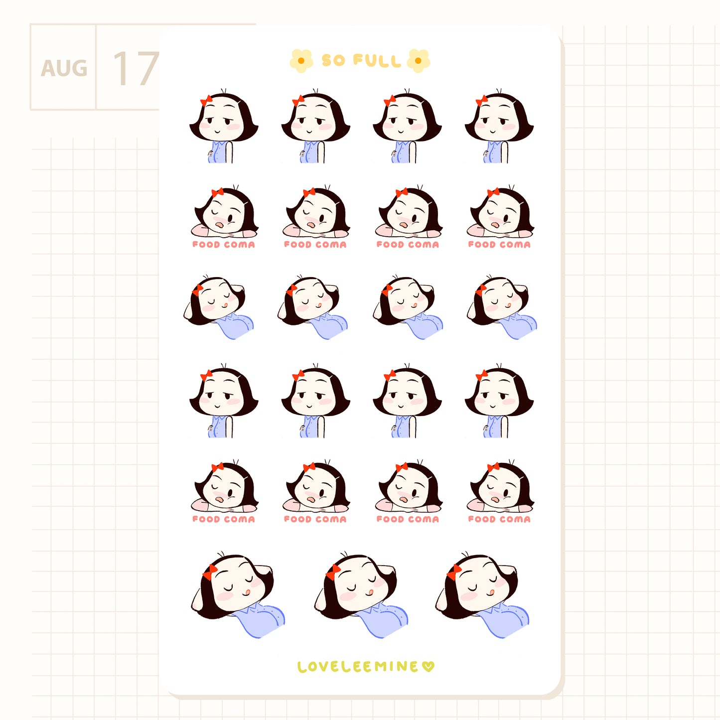 So Full Sticker Sheet
