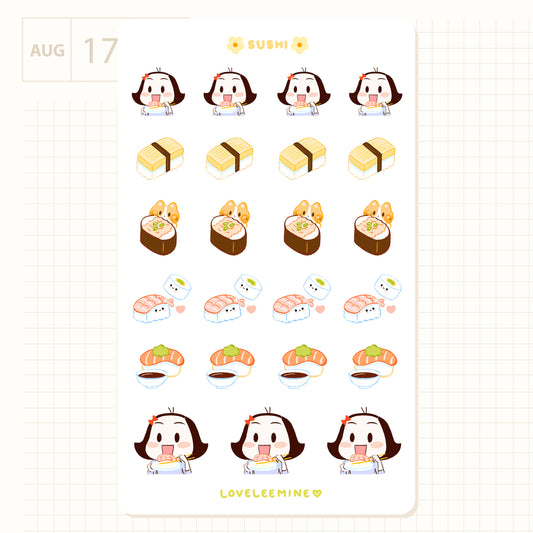 Sushi Sticker Sheet