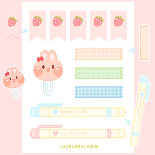 Journaling Washi Sticker Sheet