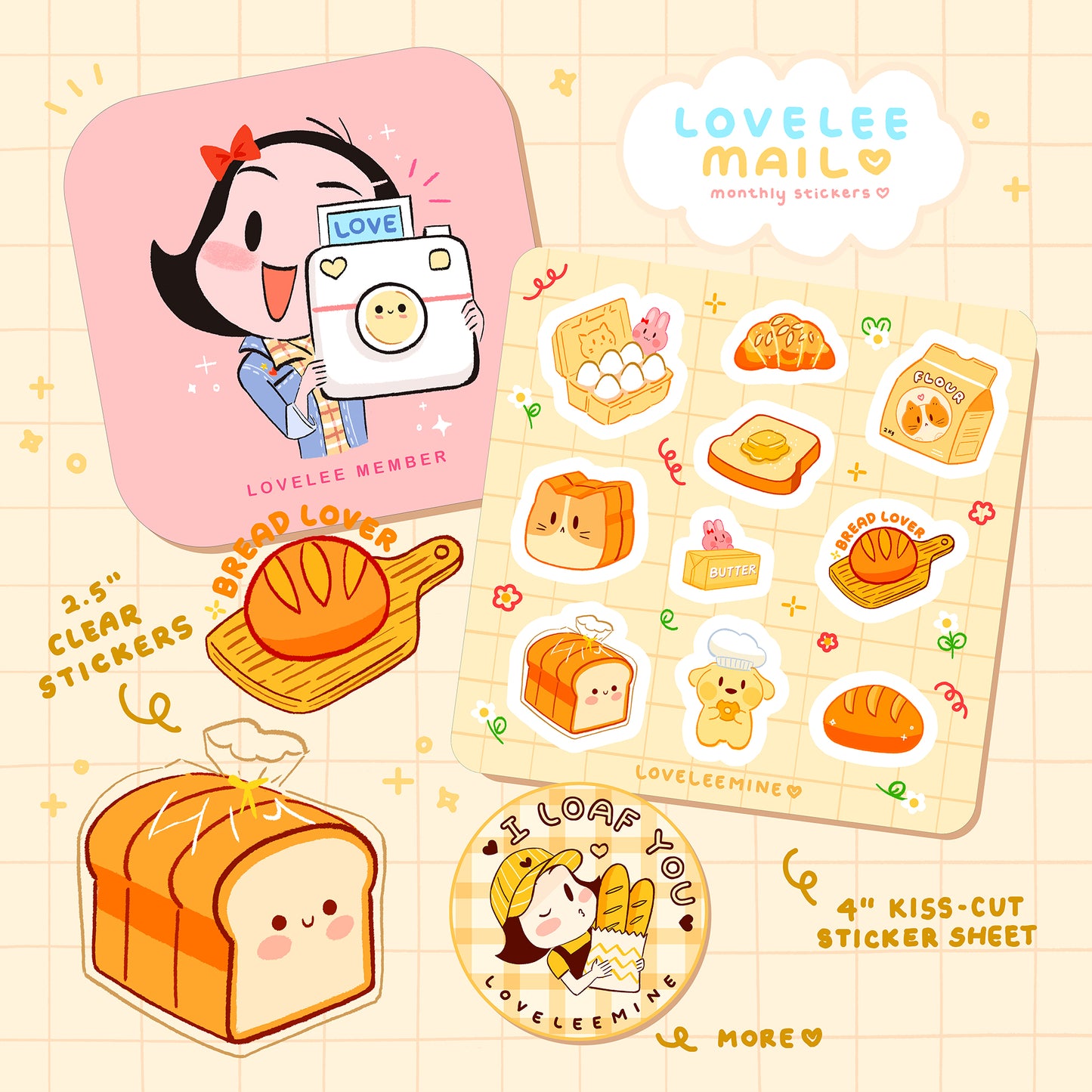 Lovelee Mail Stickers Collection ⇨