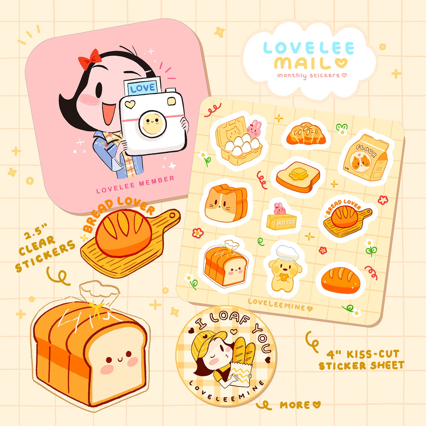 Lovelee Mail Stickers Collection ⇨