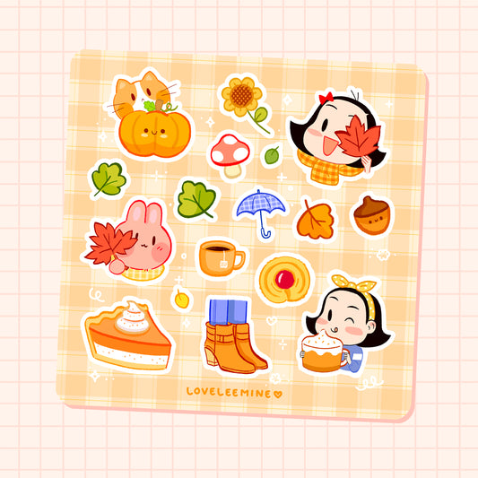 Autumn Sticker Sheet