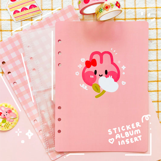 Cinnabun Sticker Album Insert for 6 Ring A5 Planner