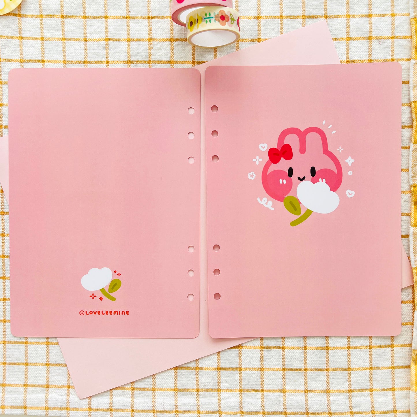 Cinnabun Sticker Album Insert for 6 Ring A5 Planner