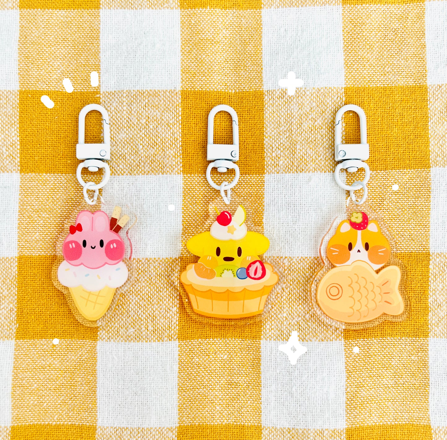 Soft Friends Key Charms
