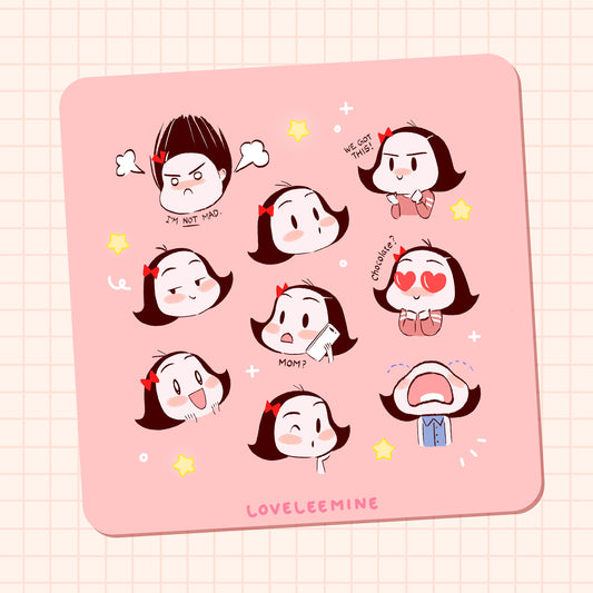 Coco Expression Sticker Sheet