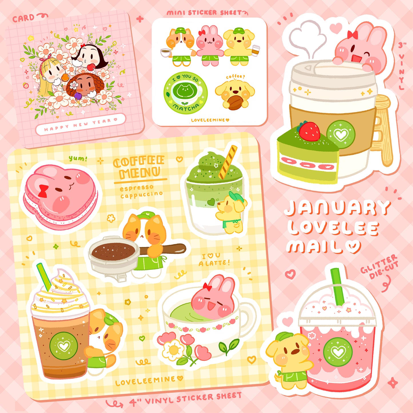 Lovelee Mail Stickers Collection ⇨