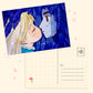 Sophie & Howl Kiss 4" x 6" Art Postcard