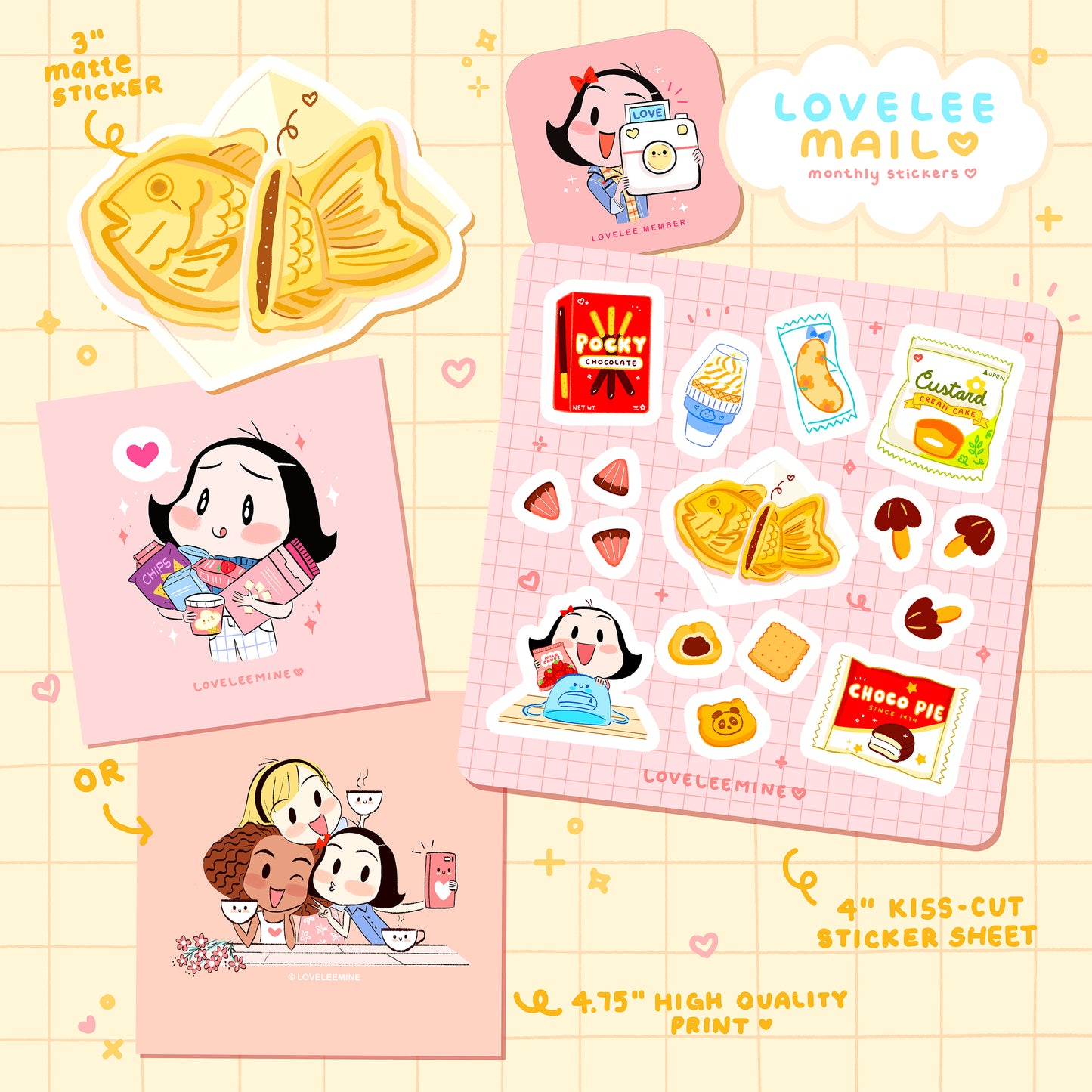 Lovelee Mail Stickers Collection ⇨