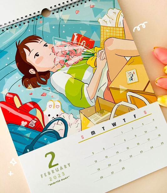 2023 Wall Calendar (Studio Ghibli Limited Edition)