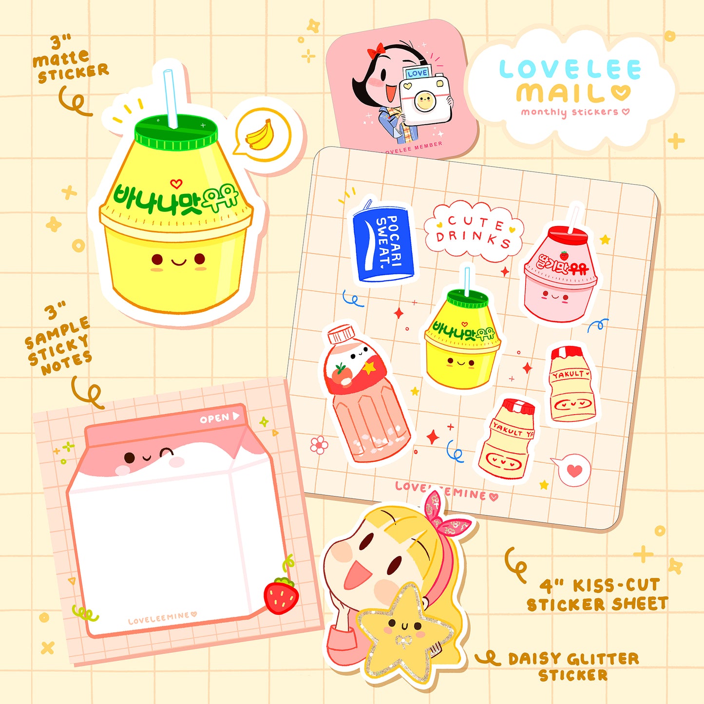 Lovelee Mail Stickers Collection ⇨