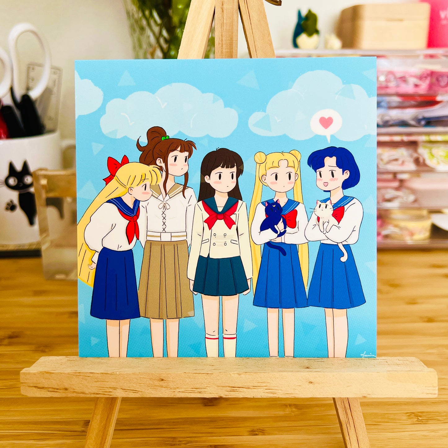 Sailor Scouts Art Print Set