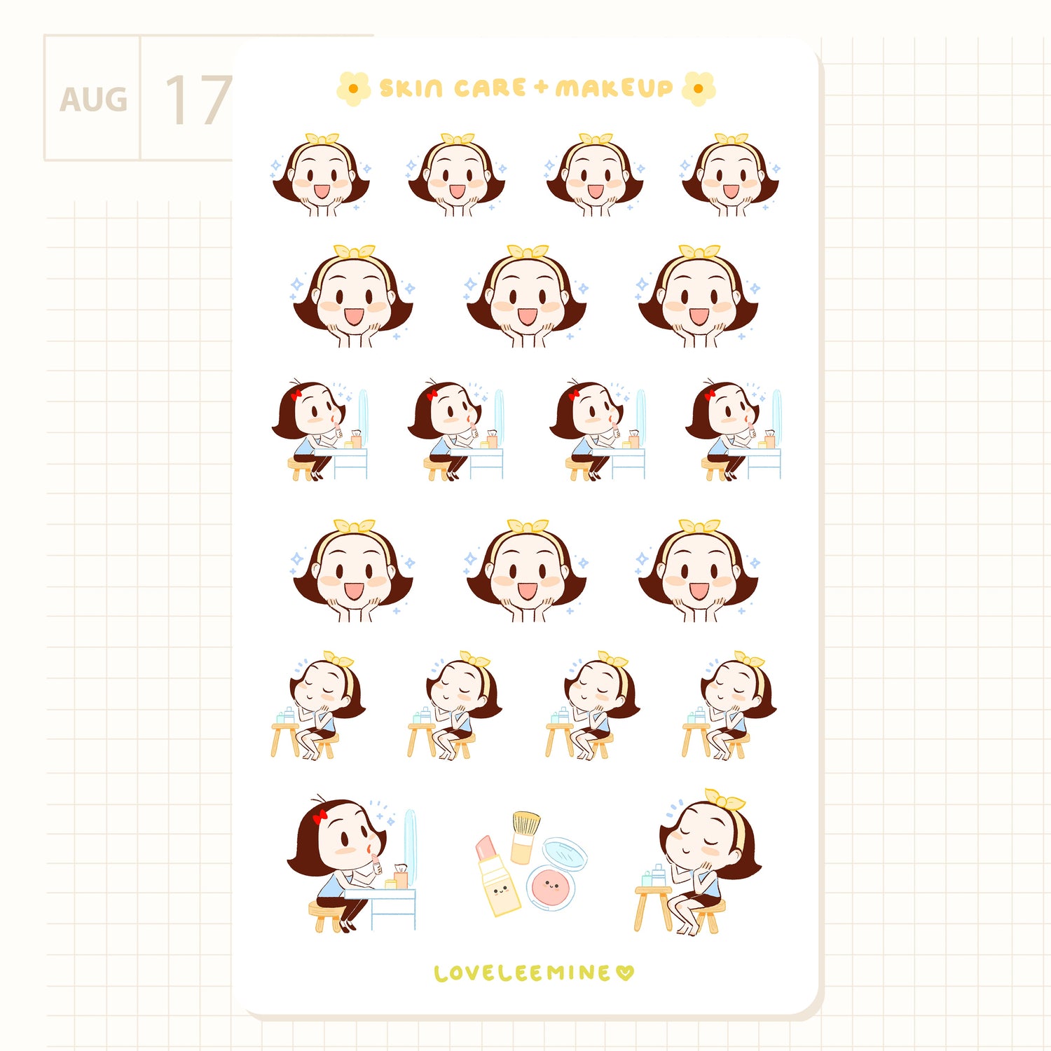 DAILY STICKER SHEETS