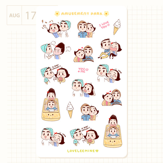 Amusement Park Sticker Sheet