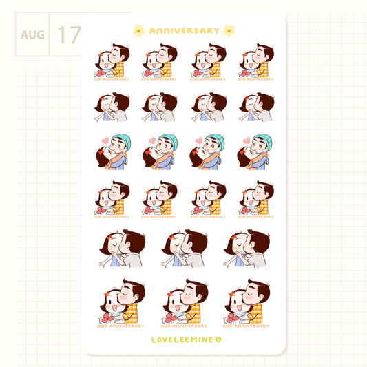 Anniversary Sticker Sheet