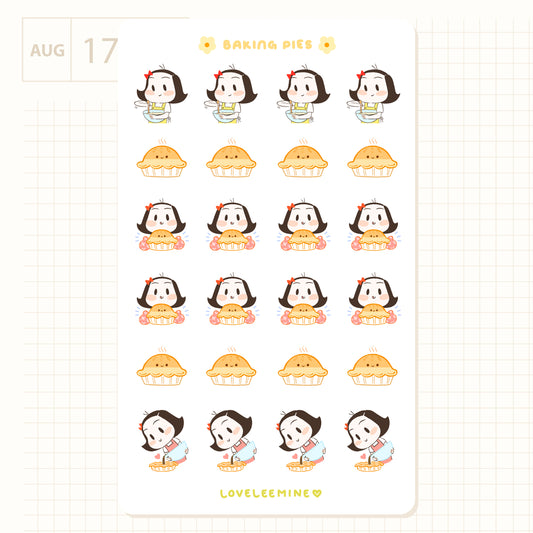 Baking Pies Sticker Sheet