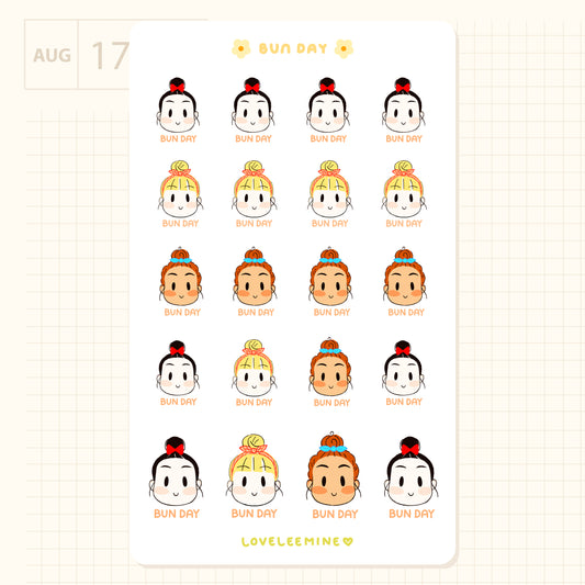 Bun Day Sticker Sheet