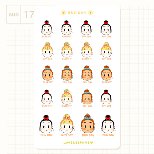 Bun Day Sticker Sheet