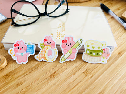Cinnabun Journaling Vinyl Sticker Set