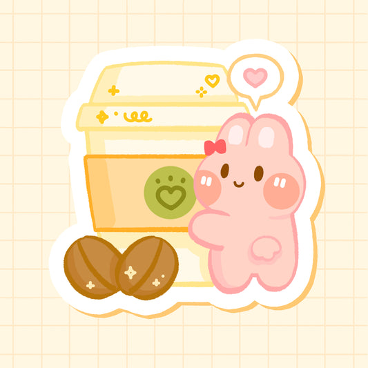 Cinnabun Coffee Love Sticker
