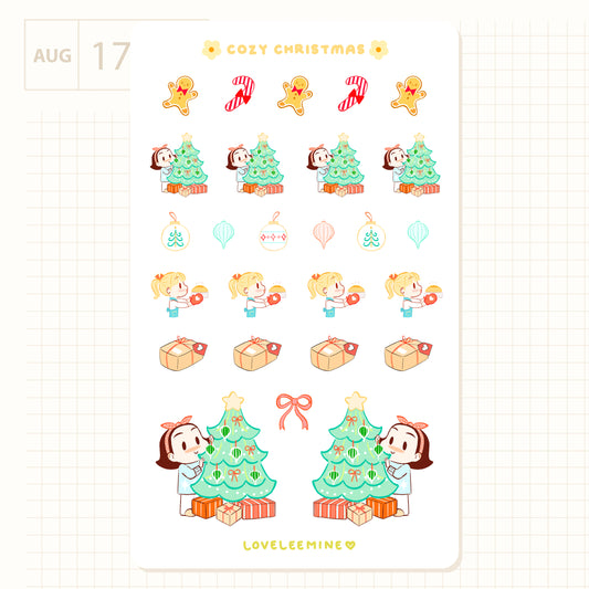 Cozy Christmas Sticker Sheet