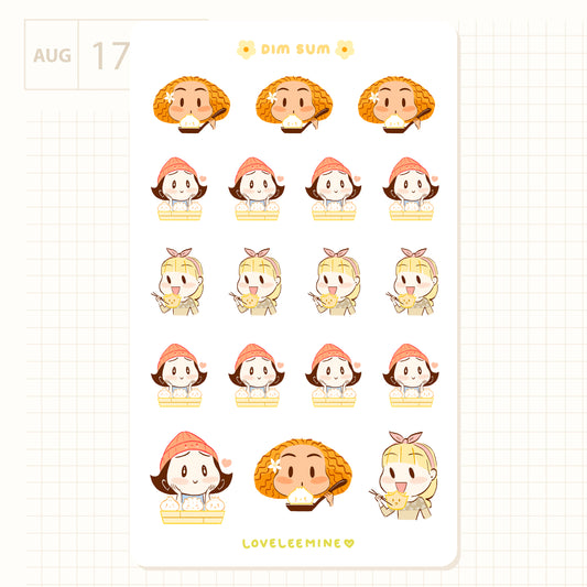 Dim Sum Sticker Sheet