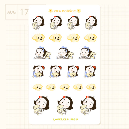 Coco Dog Parent Sticker Sheet