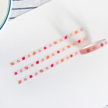 Fall Leaves (Rose Gold Foil) Washi Tape