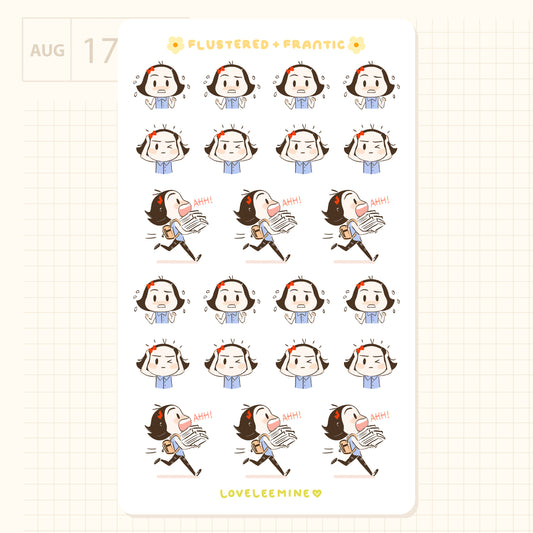 Coco Frantic Sticker Sheet