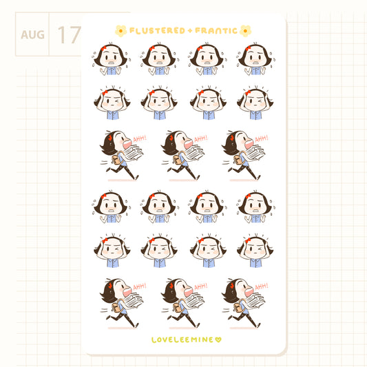 Frantic Sticker Sheet