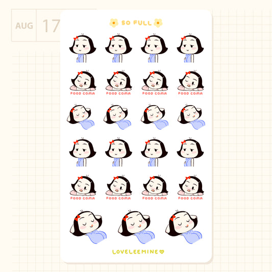Coco So Full Sticker Sheet