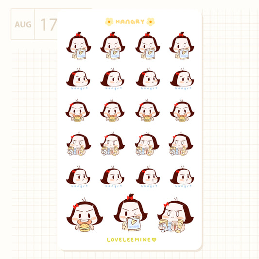 Hangry Sticker Sheet