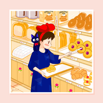 Kiki's Delivery Service (Art Print Collection) ⇨