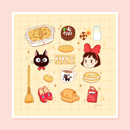 Kiki's Delivery Service (Art Print Collection) ⇨